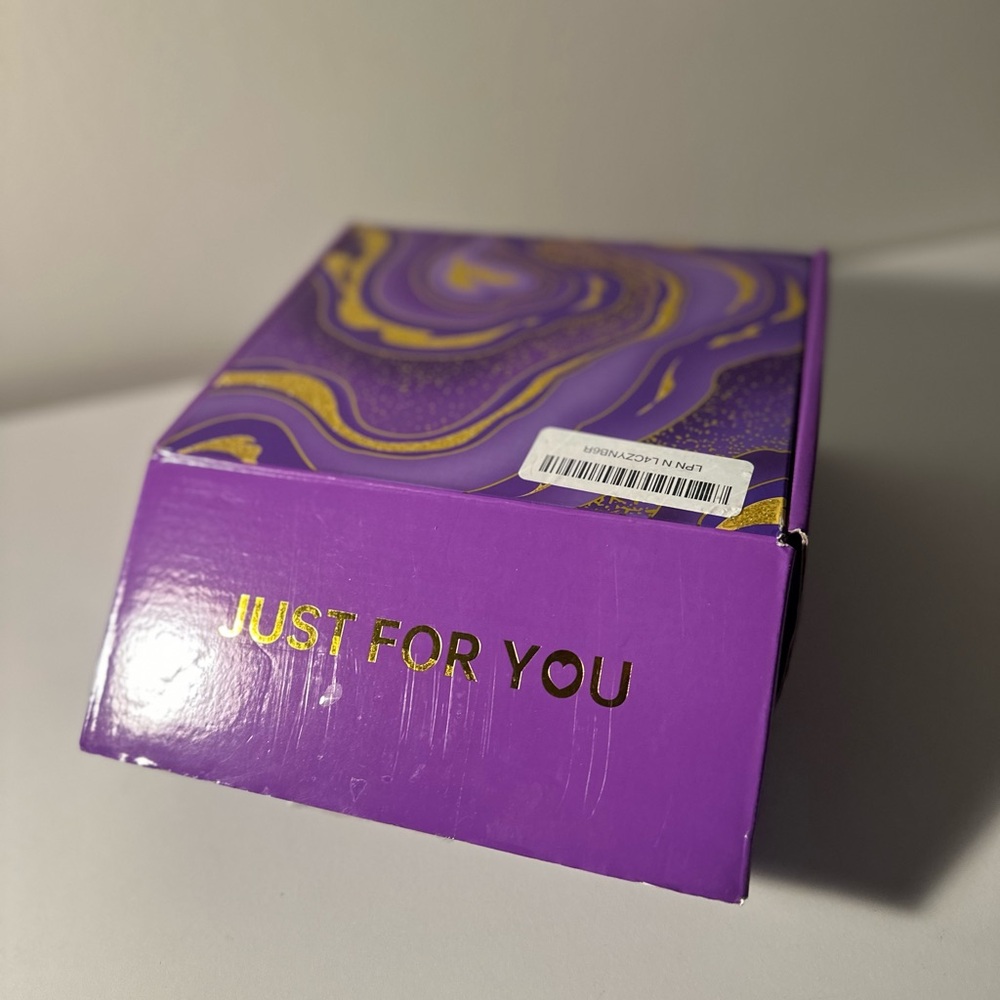 Purple and Gold Gift Box